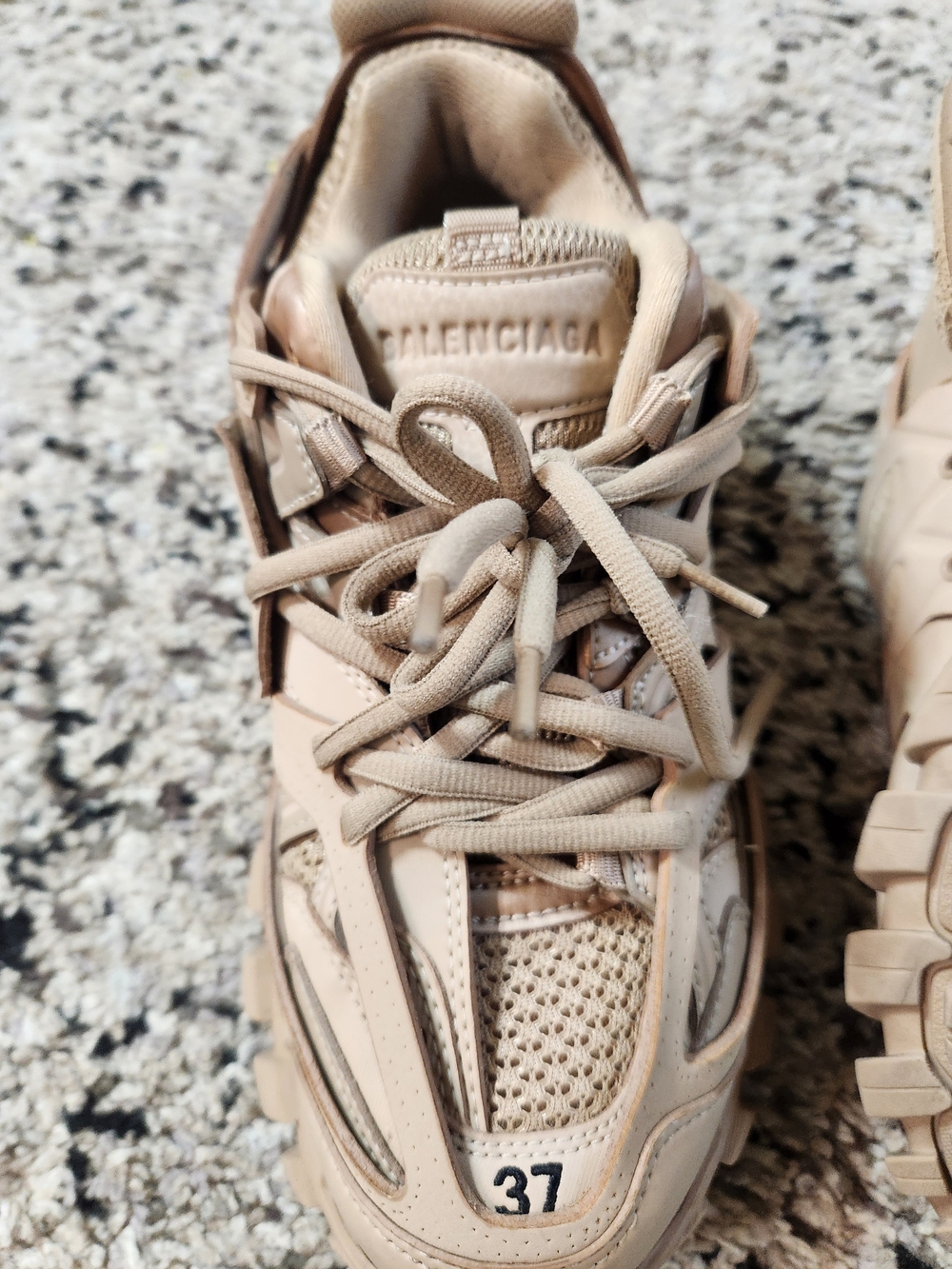 Balenciaga Beige Chunky Sneaker - Size 37